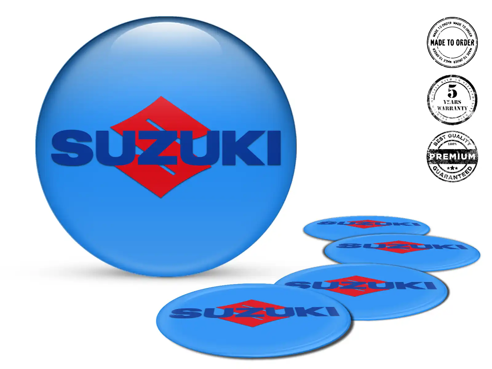 Suzuki Gewölbte Sticker Individuell Stellar Momentum Wave